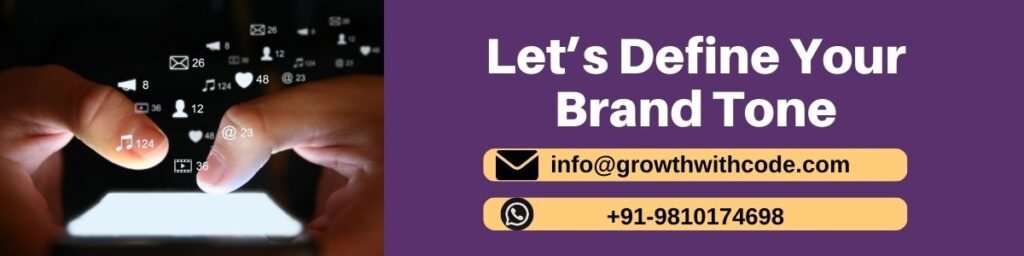 define your brand tone with best social media company in noida